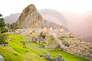 Machu Picchu, Lost City of Incas. Peru.