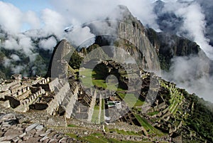 Machu Picchu. Lost city of Inkas in Peru mountains.