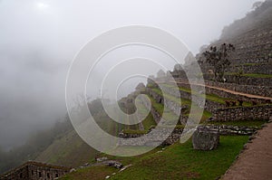 Machu Picchu. Lost city of Inkas in Peru mountains.