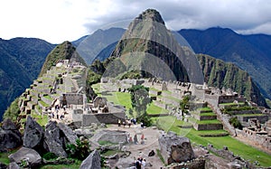 Machu Picchu or Machu Pikchu Quechua machu old,