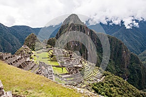 Machu Picchu old Inca town