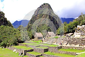 Machu Picchu panorama overview. Peru