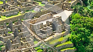 Machu Picchu, Peru. Aerial view