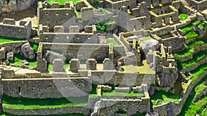 Machu Picchu, Peru. Aerial view