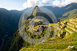 Machu Picchu in Peru - lost city of Incan Empire - Peru