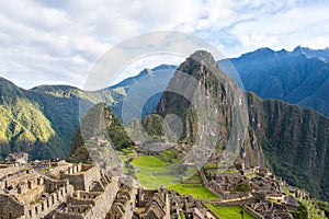 Machu Picchu in Peru is one of the New Seven Wonders of the World