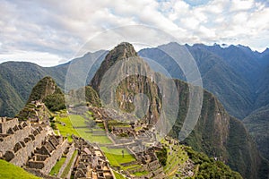 Machu Picchu in Peru is one of the New Seven Wonders of the World