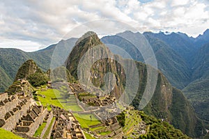 Machu Picchu in Peru is one of the New Seven Wonders of the World