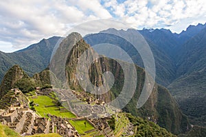 Machu Picchu in Peru is one of the New Seven Wonders of the World