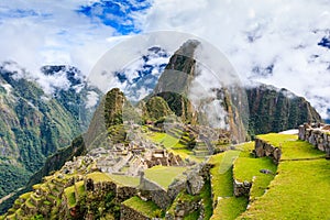 Machu Picchu, Peru. photo