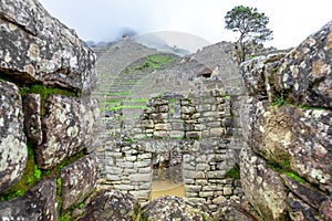 Machu Picchu, a Peruvian Historical Sanctuary. One of the New Seven Wonders of the World