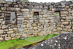 Machu Picchu, a Peruvian Historical Sanctuary. One of the New Seven Wonders of the World