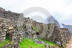 Machu Picchu, a Peruvian Historical Sanctuary. One of the New Seven Wonders of the World