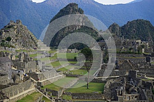 Machu Picchu Peruvian landmark and most famous travel place