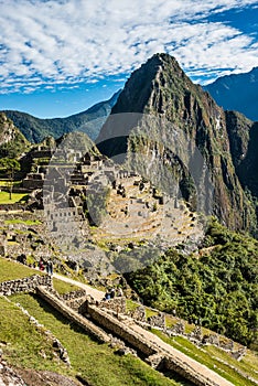 Machu Picchu ruins peruvian Andes Cuzco Peru