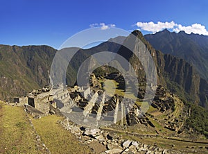 Machu Picchu in the soft morning sun