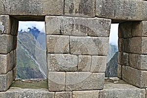 Machu Picchu Stonework photo