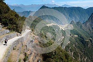 Machu Picchu from Sun Gate, Peru