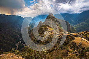 Machu Picchu, UNESCO World Heritage Site. One of the New Seven W