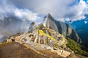 Machu Picchu, UNESCO World Heritage Site. One of the New Seven W