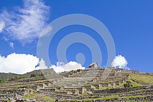 Machu Picchu, A UNESCO World Heritage Site. One of the New Seven Wonders of the World in Peru