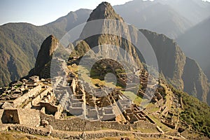 Machu Picchu view from above