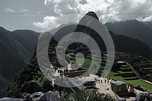 Machu Picchu, walking through the ruins