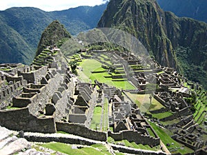 Machu Pichu Inka Temples in Peru