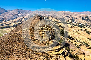Machu Pitumarca ancient Inca town in Peru