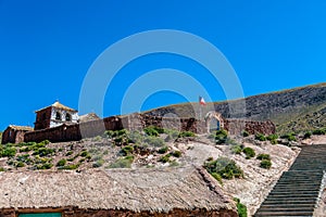 Machuca typical small charming Andean village, Atacama Desert, Chile, South America