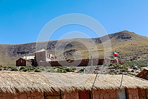 Machuca typical small charming Andean village, Atacama Desert, Chile, South America