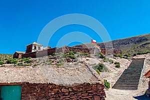 Machuca typical small charming Andean village, Atacama Desert, Chile, South America