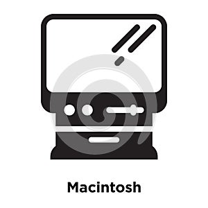 Macintosh icon vector isolated on white background, logo concept