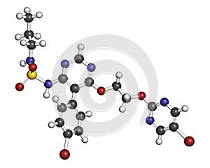 Macitentan pulmonary arterial hypertension drug molecule. Belongs to Endothelin Receptor Antagonist class.