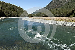 Mackay Creek, Fiordland National Park, northern Fiordland, overlooking the Eglinton Valley, on Milford Road, New Z