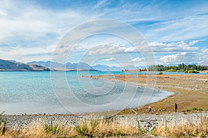 Mackenzie country in New Zealand photo