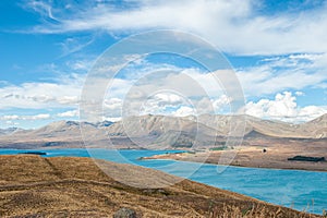 Mackenzie country in New Zealand photo