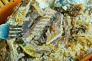 mackerel  Baked in Salt Crust