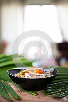 Mackerels Fish in Coconut Milk Soup