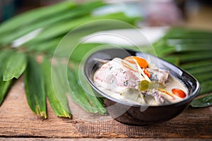 Mackerels Fish in Coconut Milk Soup