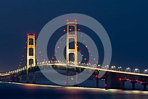 Mackinac Bridge Lights