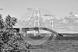 Mackinac Bridge on a Summer Day, Michigan