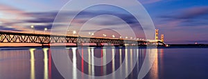 Mackinac Bridge in Twilight