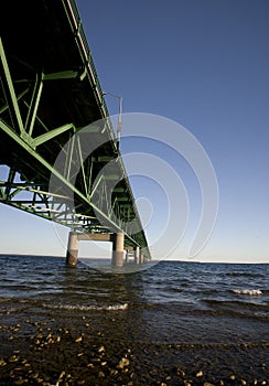 Mackinaw City Bridge Michigan