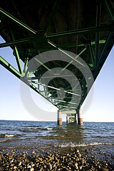 Mackinaw City Bridge Michigan