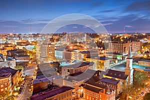 Macon, Georgia, USA Downtown Skyline