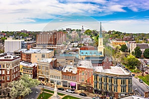 Macon, Georgia, USA historic downtown skyline