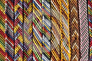 Macrame braclets collection - close up