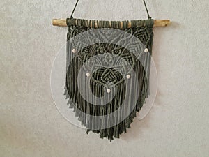 Macrame handmade hobby panno handwall photo