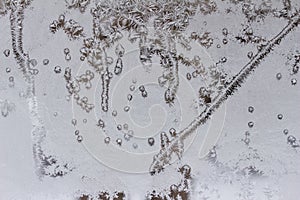 Macro abstract texture background a frosted glass window